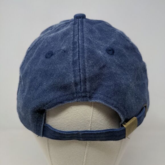 ESY Men's Slideback Hat Blue OSFA Embroidered Miami Beach Florida 100% Cotton - Picture 5 of 7